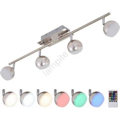 Briloner 2040-042 - LED RGB регулируемо осветително тяло BAFFLE 4xLED/3, 3W/230V (BL0240)