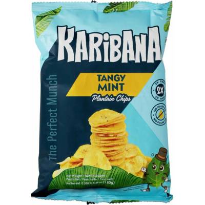 Karibana banánové kyslé lupienky s mätou 150 g