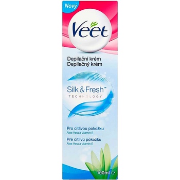 Veet Silk & Fresh Sensitive Skin крем депилатоар за чувствителна кожа 100 мл