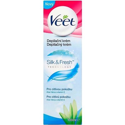 Veet Silk & Fresh Sensitive Skin крем депилатоар за чувствителна кожа 100 мл