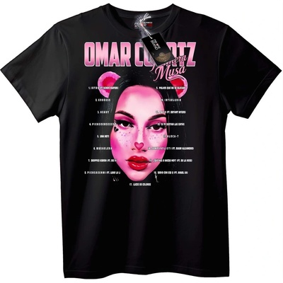 NOONEBRAND Тениска Omar Cortiz музикален албум - 2XL, Black