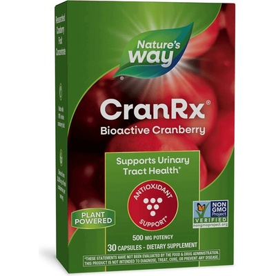 Nature's Way CranRx Червена боровинка, 500 mg, 30 капсули, Nature’s Way (15289)