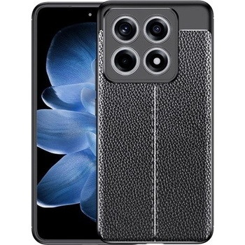 Xiaomi 14T Удароустойчив Litchi Skin Калъф и Протектор