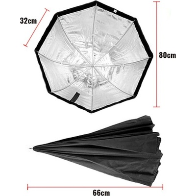 Studio Softbox OCTA 80cm DEŠTNÍK GRID SS-O-80