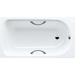 KALDEWEI Advantage - Правоъгълна вана Saniform Plus Star 344, 140x75 см, с отвори за дръжки, бяла 134400010001 (134400010001)