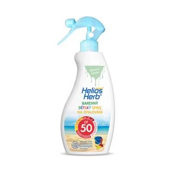 Helios Herb farebný detský sprej na opaľovanie SPF50 200 ml