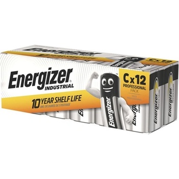 Energizer INDUSTRIAL батерия с дълъг живот C/baby, алкална, 12 бр. в опаковка (E300716707)