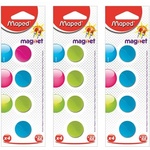 Maped Магнит, кръгъл, 22 мм, maped, смесени цветове 052200 (052200)