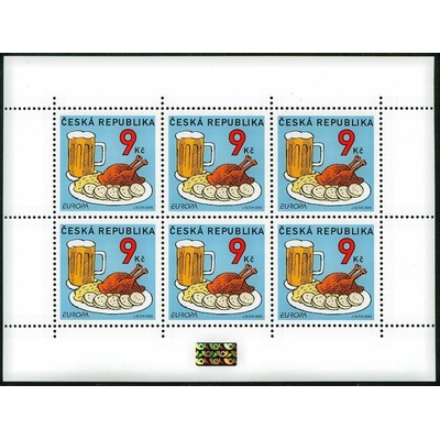 Česká pošta (2005) PL 436 ** - ČR - EUROPA: Rok gastronomie deska A