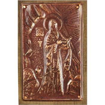 Image 1 of МЕДНА ИКОНА ЗА ЗАЩИТА ИВАН РИЛСКИ