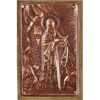 МЕДНА ИКОНА ЗА ЗАЩИТА ИВАН РИЛСКИ