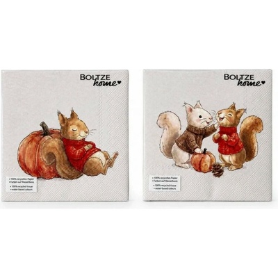 Boltze Ubrousky Blossom 16,5x16,5 cm 20 ks