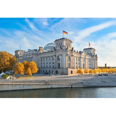 BlueBird Reichstagsgebäude Berlín Nemecko 1000 dielov