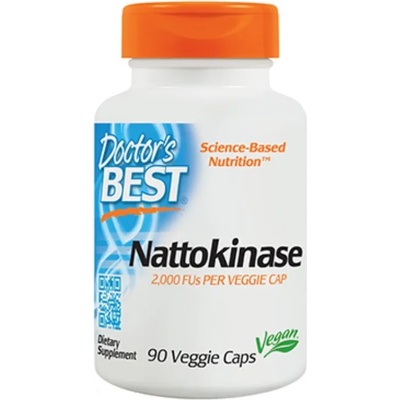 Doctor's Best Nattokinase, 90 капсули, Doctor's Best