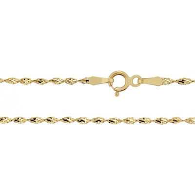 Luxur Tonya, řetízek typu twist ve žlutém zlatě 585-36-4-0007.0Z00.0.45.000.31