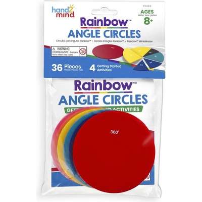 Learning Resources Barevné kruhy s úhly