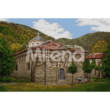 Milena Style Килифаревски манастир - гоблен със схема конци Ariadna 1: 4