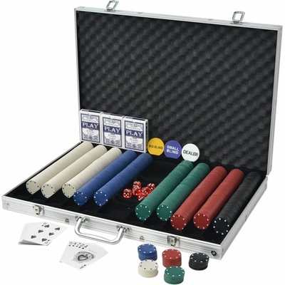 Vidaxl Poker set 1000 – Zbozi.Blesk.cz