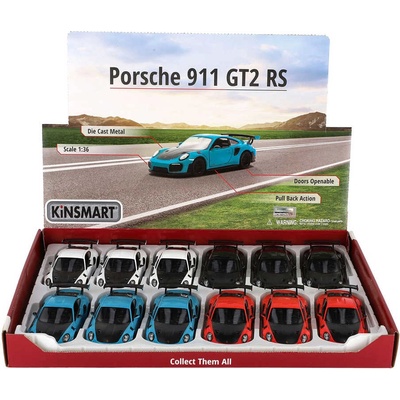 KINSMART Auto sportovní Porsche 911 GT2 RS kov PB barvy 1:36