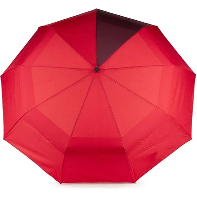 Чадър Roka london Waterloo Recycled Nylon umbrella - Red (Cranberry / Plum)