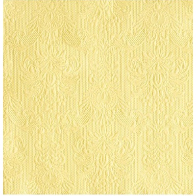 Ambiente ubrousky Elegance 3V sv.žluté 15ks 33x33cm