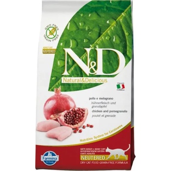 Image 1 of N&D Adult Neutered chicken & pomegranate Grain-free 1,5 kg