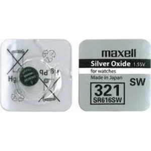 Maxell Бутонна батерия сребърна maxell sr616 sw /321/ 1.55v (ml-bs-sr616-sw) - cybertrade