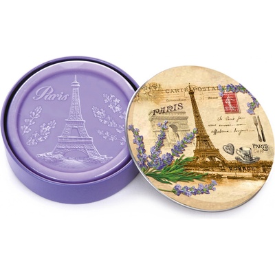 Esprit Provence Paris Eiffel tuhé mýdlo v kulaté plechovce 100 g