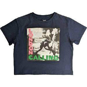 The Clash London Calling Navy Blue L Дамски Риза (CLCT04LN03)