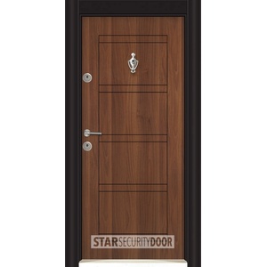 Starsteeldoor Блиндирана врата Parkdor SL 102 Металик орех (цена без монтаж)