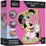 Trefl - Puzzle In Minnie's World wooden - 40 - 99 piese