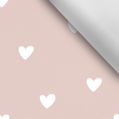 Takoy Látka s potlačou nepremokavý polyester TD / NS mini srdiečka It is love