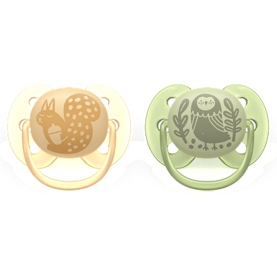Philips Avent Pacifier Ultra Soft SCF091/46, 6-18 м. , 2 броя (SCF091/46)