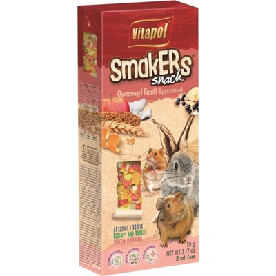 VITAPOL SmakERs ovocné Tyčinka hlodavci a králík 2 ks 90 g – Hledejceny.cz