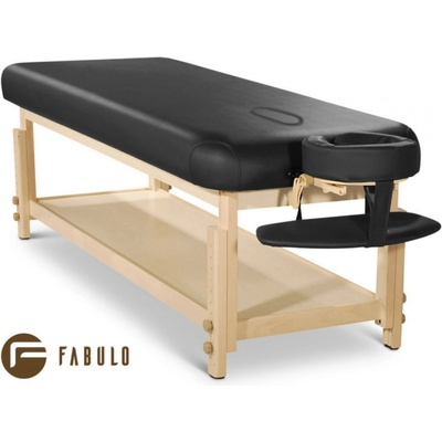 Fabulo Pevné masážne lehátko SPA Lux V1 Set Farba: čierna 192 x 76 cm 30 kg 3 farby