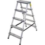 DRABEST Двустранна алуминиева стълба DRABEST 2x5 (03082500)
