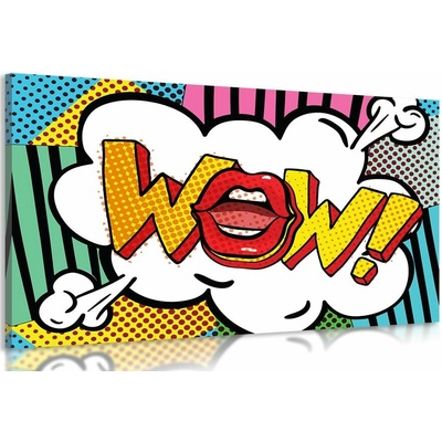 Obraz v pop art štýle - WOW!