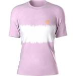 Compressport Дамска тениска Compressport Women's Performance S/S T-Shirt Running shirt - Orchid Bouquet / Apricot / White (916-3349-0713)