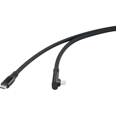 Renkforce RF-6438138 USB-C USB 4.0 USB-C ® zástrčka 1m černý