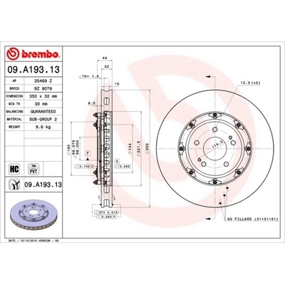 BREMBO 09.A193.13