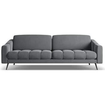 makamii Сив кадифен диван 238 cm Nalu - Makamii (NALU_4S_1_M1_C21)