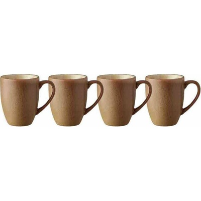 Bitz hrnků dřevo pískovec kamenina 28077 4 x 300 ml