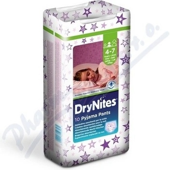 DryNites kalh.abs. pro dívky 4-7 let/17-30 kg /10 ks