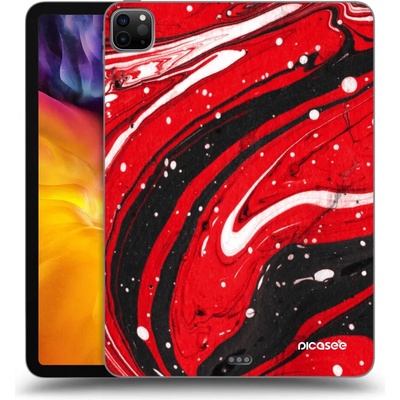 Picasee silikónový čierny obal Apple iPad 11 2022 M2 4.generace Red black