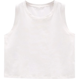 Jeanne Baret Дамски топ Jeanne Baret Women's Polynesia Sleeveless T-Shirt Top - B. Co Gesso / White - размер 42 (EU) (916-6700-0114)