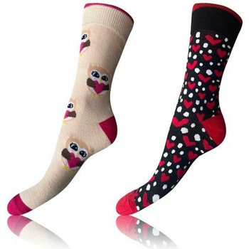 Bellinda Весели чорапи 2 чифта - бели - червени - черни Bellinda | Byal | МЪЖЕ | 35-38