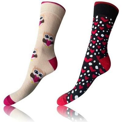 Bellinda Весели чорапи 2 чифта - бели - червени - черни Bellinda | Byal | МЪЖЕ | 35-38