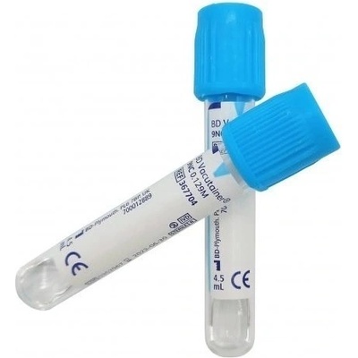 Vacutainer Zkumavka Na citrát 2,7ml modrý uzávěr, 100 ks