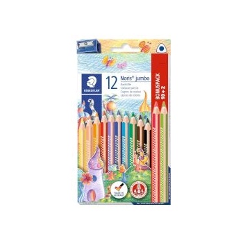 Image 1 of STAEDTLER Цветни моливи Noris 128 Jumbo 10+2 цвята