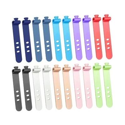 Organizér pro datový kabel, HF, (gumový, 7cm) barva bílá